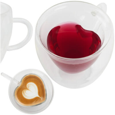 Thermal glass 240ml - Ruhha heart 26906