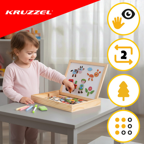 Kruzzel 25637 kahepoolne õppetahvel - Pilt 7