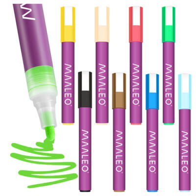 Akrüülmarkerid - 8 tk komplekt Maaleo 27052