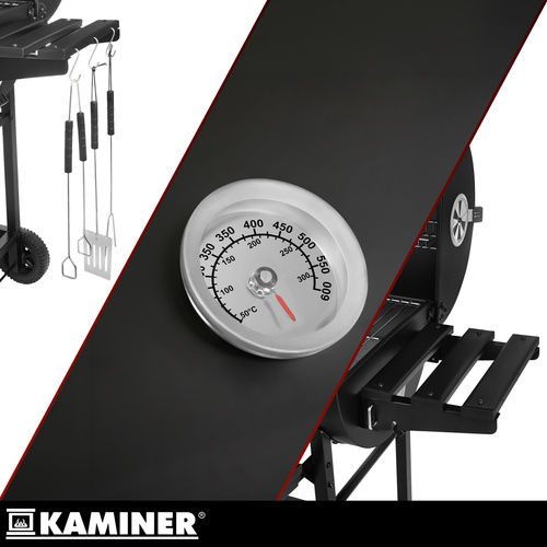 Aiagrill kaanega 108x67x96 cm Kaminer - Pilt 15
