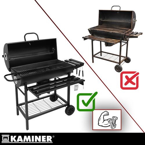Aiagrill kaanega 108x67x96 cm Kaminer - Pilt 16