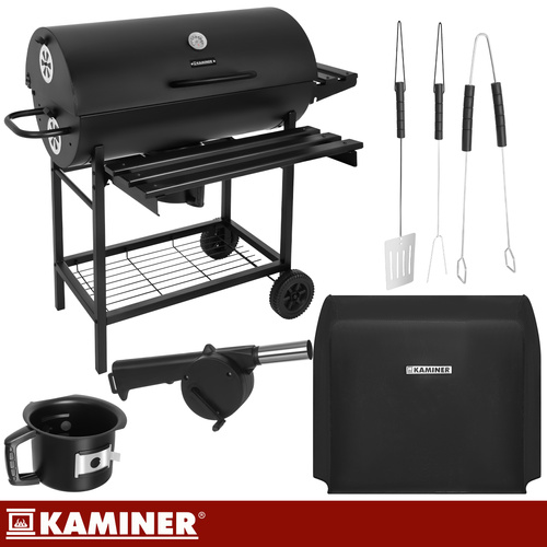 Aiagrill kaanega 108x67x96 cm Kaminer - Pilt 8