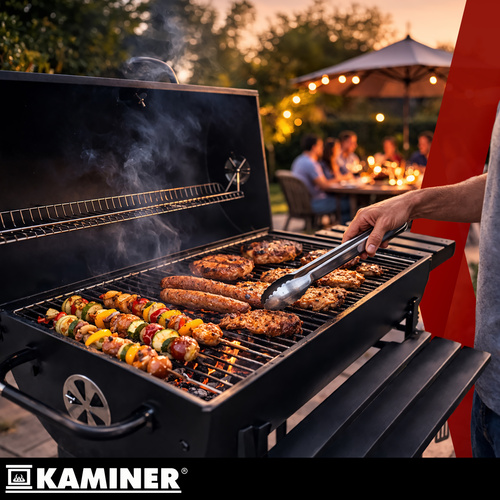 Aiagrill kaanega 108x67x96 cm Kaminer - Pilt 12