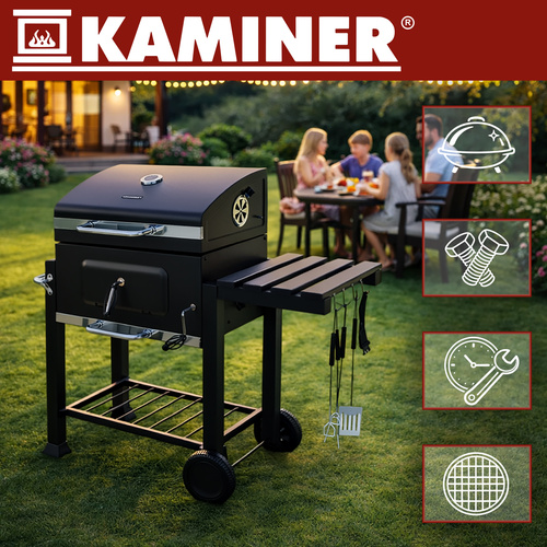 Aiagrill kaanega 116x55x110 cm Kaminer - Pilt 17