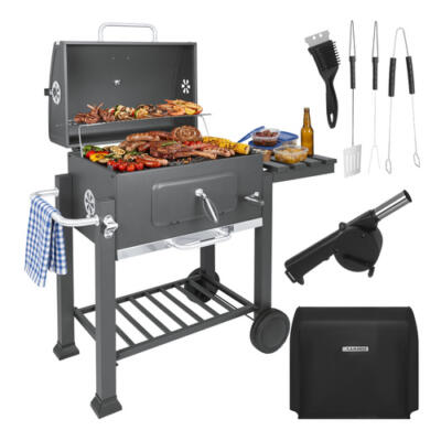 Aiagrill kaanega 116x55x110 cm Kaminer