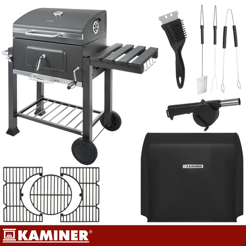 Aiagrill kaanega 116x55x110 cm Kaminer - Pilt 6