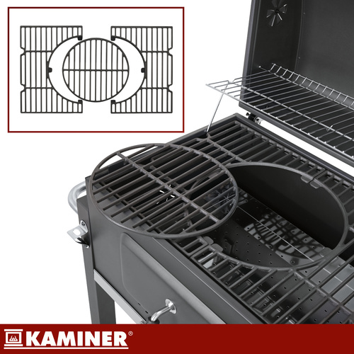 Aiagrill kaanega 116x55x110 cm Kaminer - Pilt 7