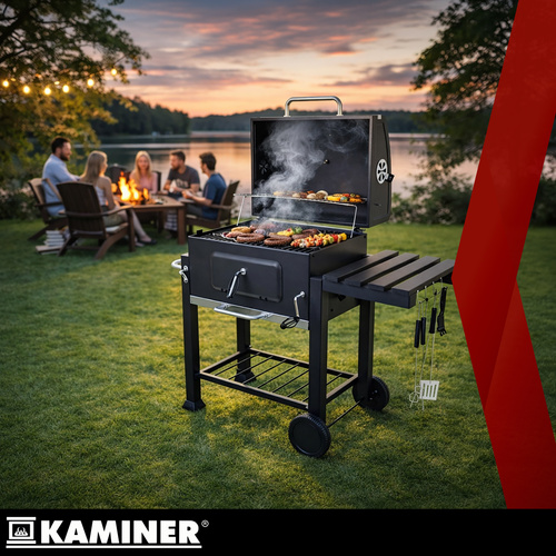 Aiagrill kaanega 116x55x110 cm Kaminer - Pilt 15
