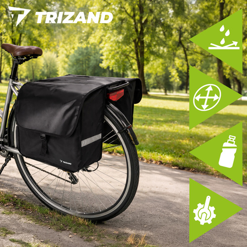 Trizand kahepoolne jalgrattakott 28 L - Pilt 10