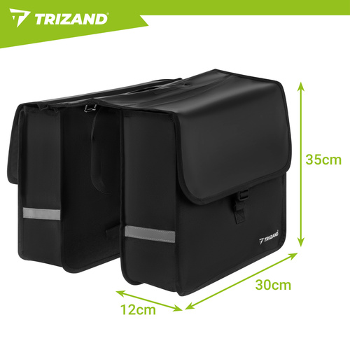 Trizand kahepoolne jalgrattakott 28 L - Pilt 5