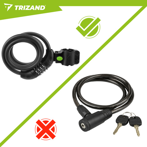 Trizand jalgrattalukk 120 cm - Pilt 7