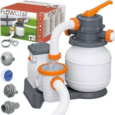 Sand filter pump for swimming pool 5678l/h - BESTWAY 58497