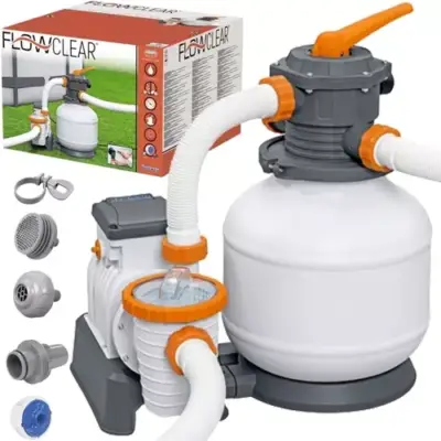 Sand filter pump for swimming pool 7571l/h - BESTWAY 58499