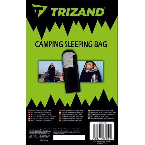 2in1 camping sleeping bag Trizand 21084 - Pilt 2