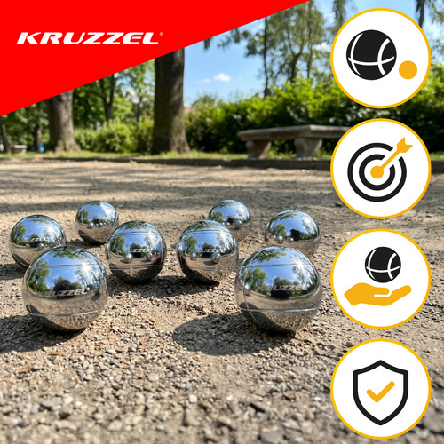 Petank 8 kuuli + kott KRUZZEL 22915 - Pilt 3