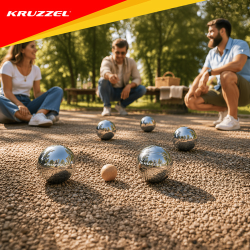 Petank 8 kuuli + kott KRUZZEL 22915 - Pilt 11
