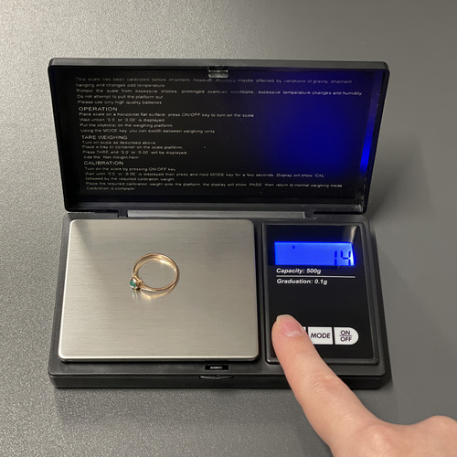 Taskukaal 500 x 0,1 g kaanega 23573 - Pilt 19