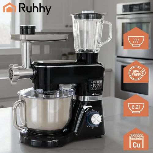 Ruhhy 25728 Food Processor with Heated Bowl + Blender - Pilt 3