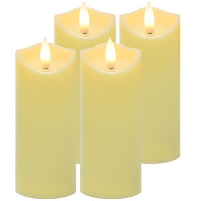 LED candle/insert 12.5x5cm 4pcs Ruhhy 26485