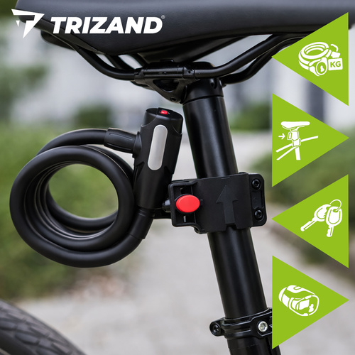 Trizand jalgrattalukk 150 cm - Pilt 11