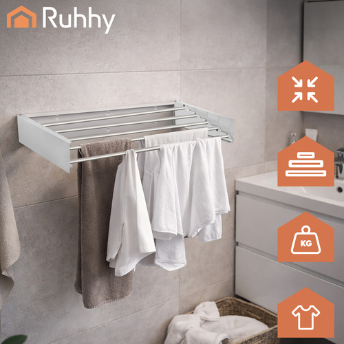Ruhhy 80cm wall-mounted clothes dryer - Pilt 11