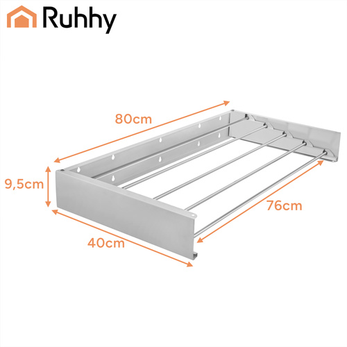 Ruhhy 80cm wall-mounted clothes dryer - Pilt 2