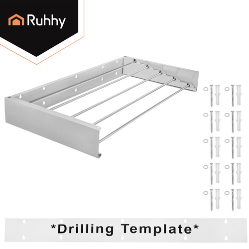 Ruhhy 80cm wall-mounted clothes dryer - Pilt 7