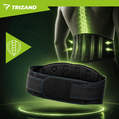 Back support belt - 24 magnets - 100cm Trizand - Pilt 12
