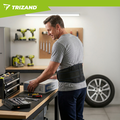 Back support belt - 24 magnets - 110cm Trizand - Pilt 7