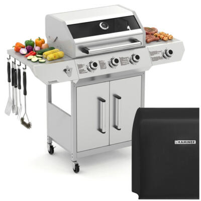 Gas grill 3+1 13.5kW Varen 4.0 Kaminer