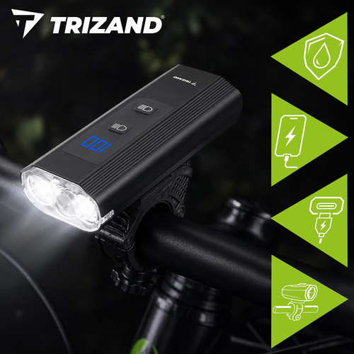 LED-jalgrattatuli 1300 lm + tagatuli Trizand - Pilt 12