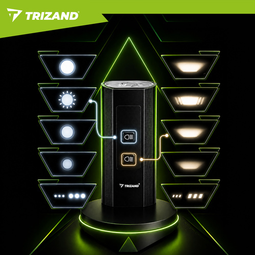 LED-jalgrattatuli 1300 lm + tagatuli Trizand - Pilt 11