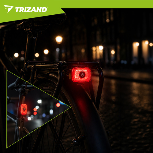 LED-jalgrattatuli 1300 lm + tagatuli Trizand - Pilt 18