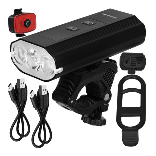 LED-jalgrattatuli 1300 lm + tagatuli Trizand