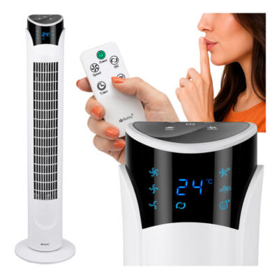 Sammasventilaator 90 cm valge + pult Ruhhy