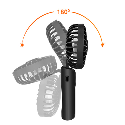 Ruhhy mini-käeventilaator must - Pilt 14