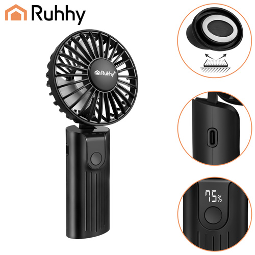 Ruhhy mini-käeventilaator must - Pilt 12