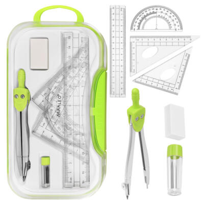 Maaleo geomeetriakomplekt 7 osa