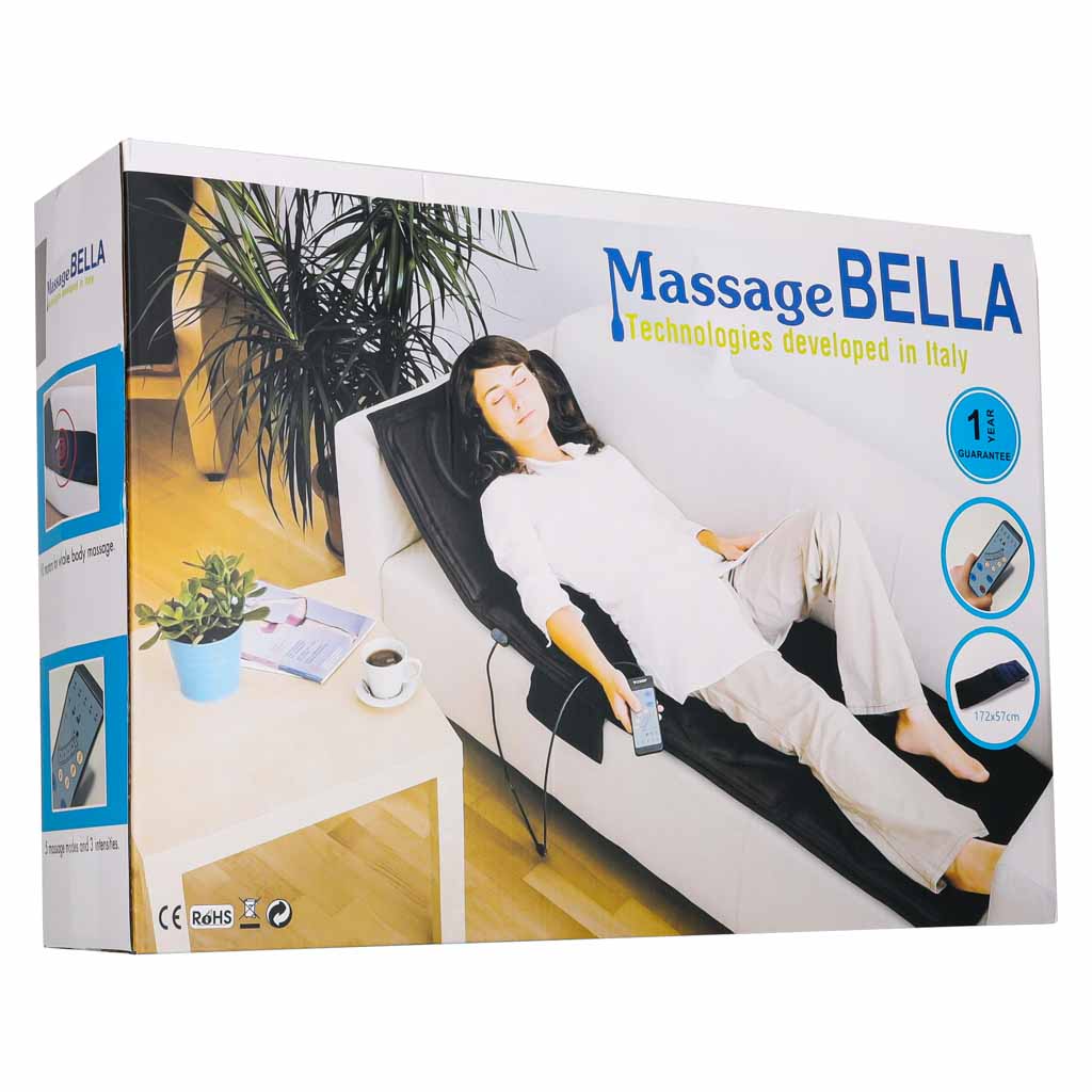 Massaazimatt selja- ja kehale vibratsiooniga, soojendusega ja puldiga 16 masaaživillaga - Pilt 11